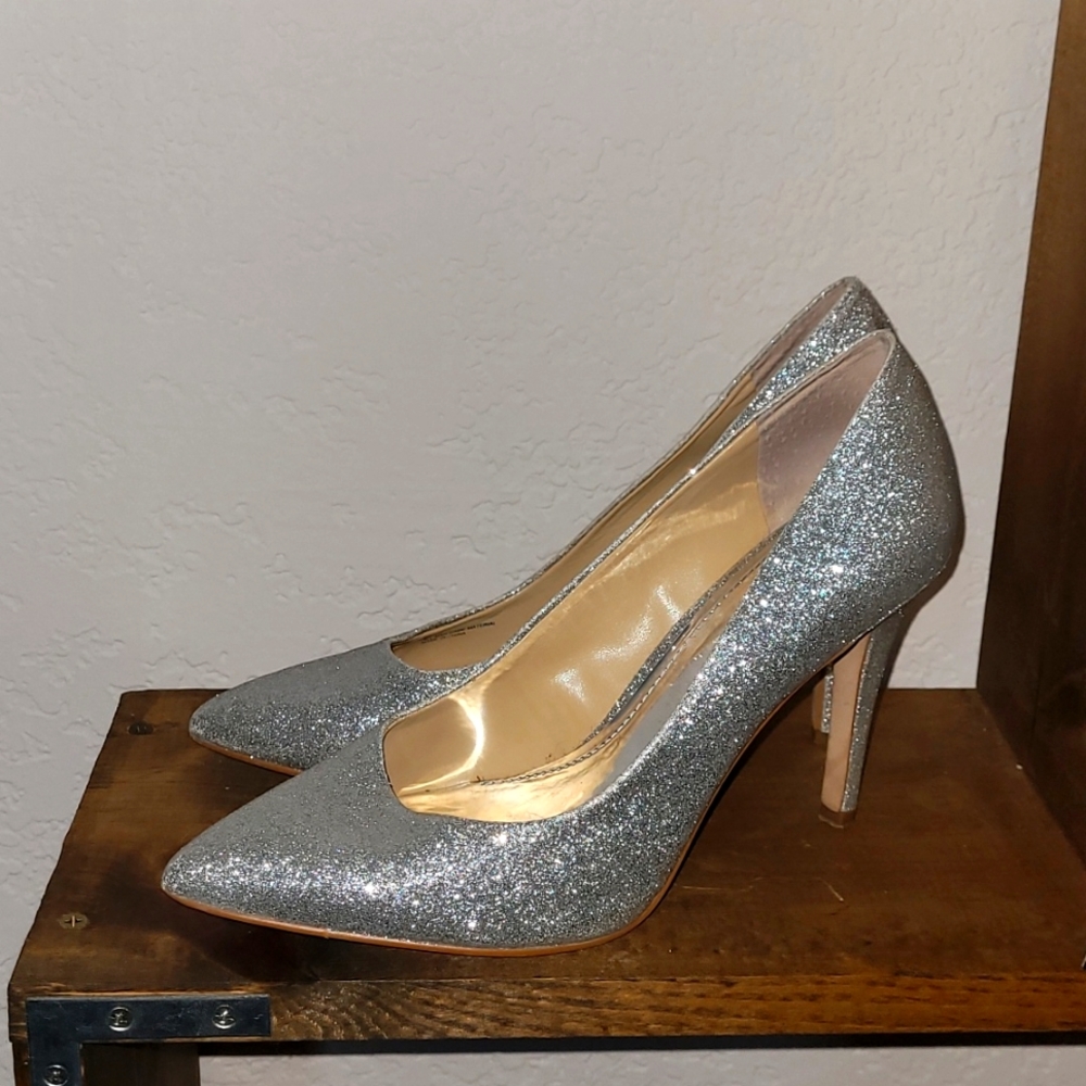 Gianni Bini Platinum Collection Glitter Heels